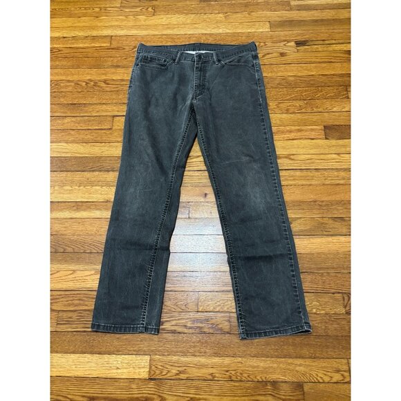 Levi's 541 Athletic Fit Jeans Mens Size 36x32 Gray Dark Wash Stretch Denim Pants - Picture 1 of 8